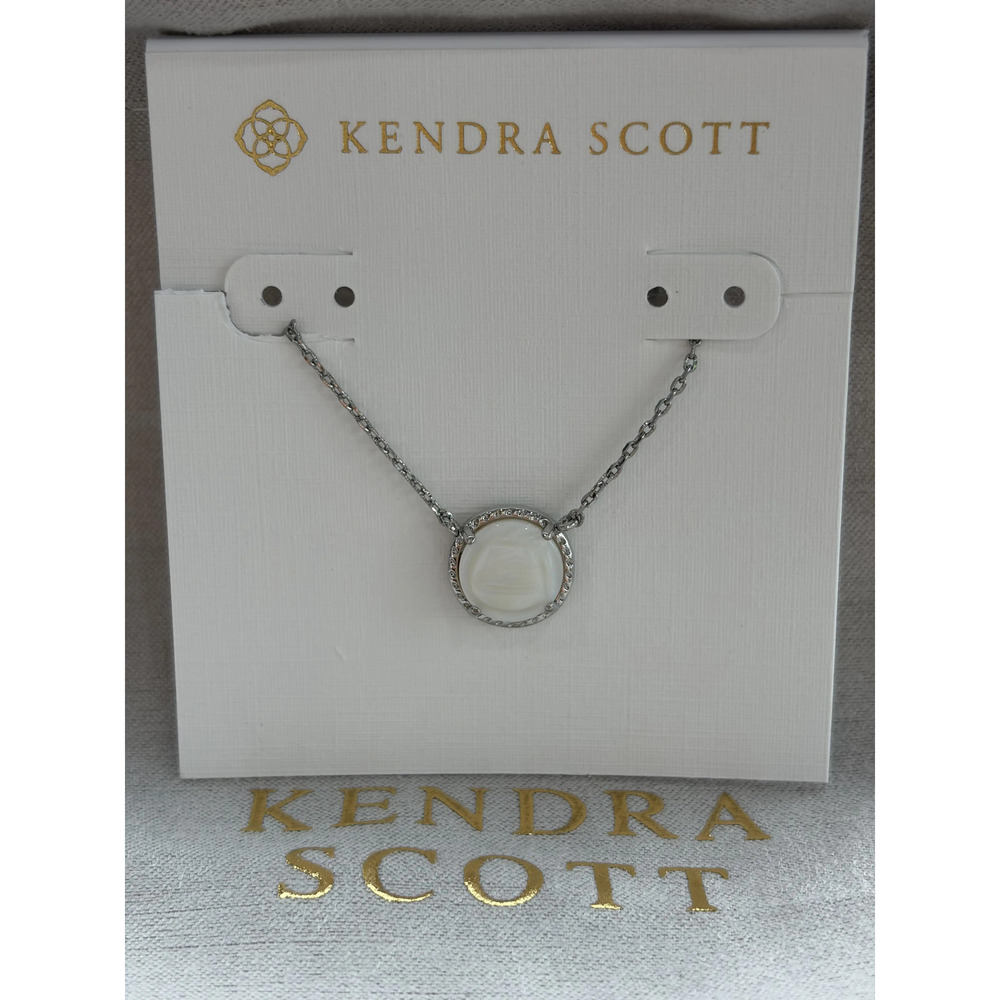 Kendra Scott white necklace